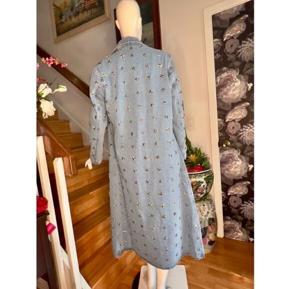 Free
People Star Studded Denim Trench - Picture 4 of 5